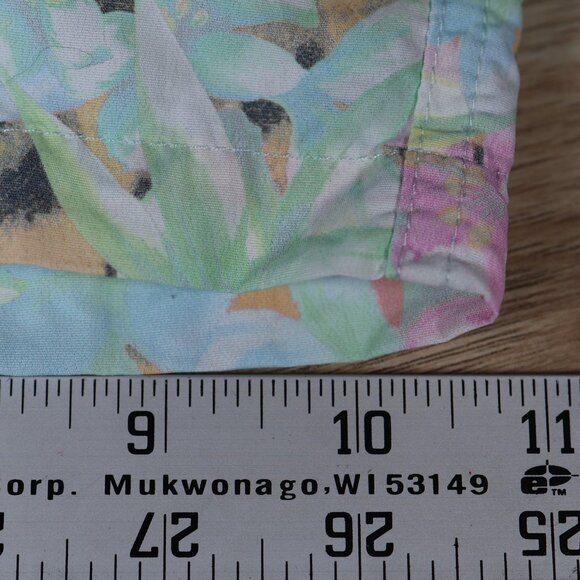 AllSaints‎ Ligularia Swim Shorts Men Small Blue Leopard Floral Board Trunks - Picture 10 of 11